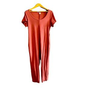 #15 Smash + Tess Thursday romper. Sienna Rust, medium.